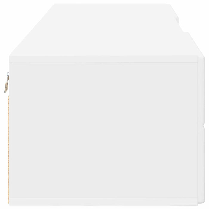 Tv Cabinet With Drawer White 150 X 39 X 30 Cm Engineered Wood Nnbxto