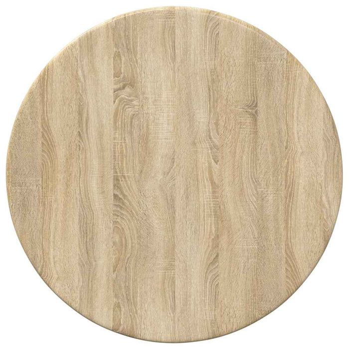 Table Top Sonoma Oak 30 X 30 X 1.5 Cm Engineered Wood Nnbtit
