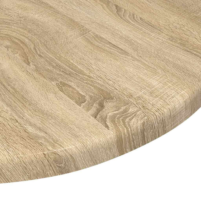 Table Top Sonoma Oak 40 X 40 X 1.5 Cm Engineered Wood Nnbtnt