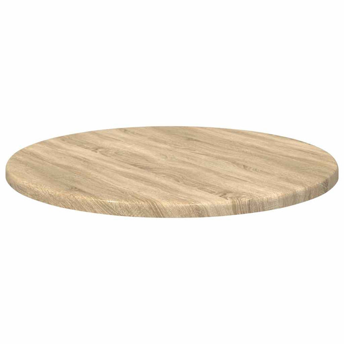 Table Top Sonoma Oak 40 X 40 X 1.5 Cm Engineered Wood Nnbtnt