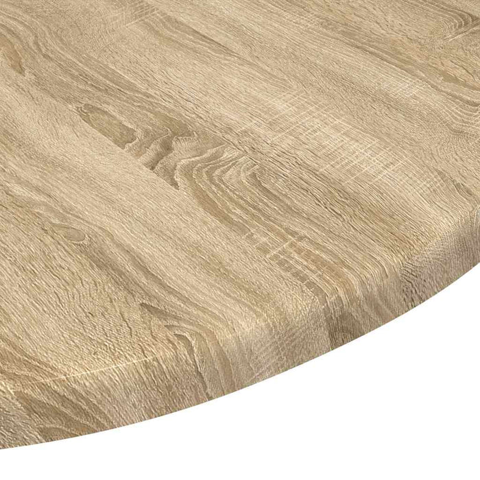 Table Top Sonoma Oak 50 X 50 X 1.5 Cm Engineered Wood Nnbtkt