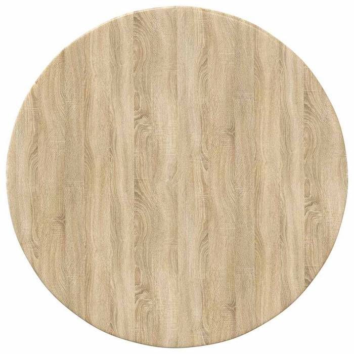 Table Top Sonoma Oak 50 X 50 X 1.5 Cm Engineered Wood Nnbtkt