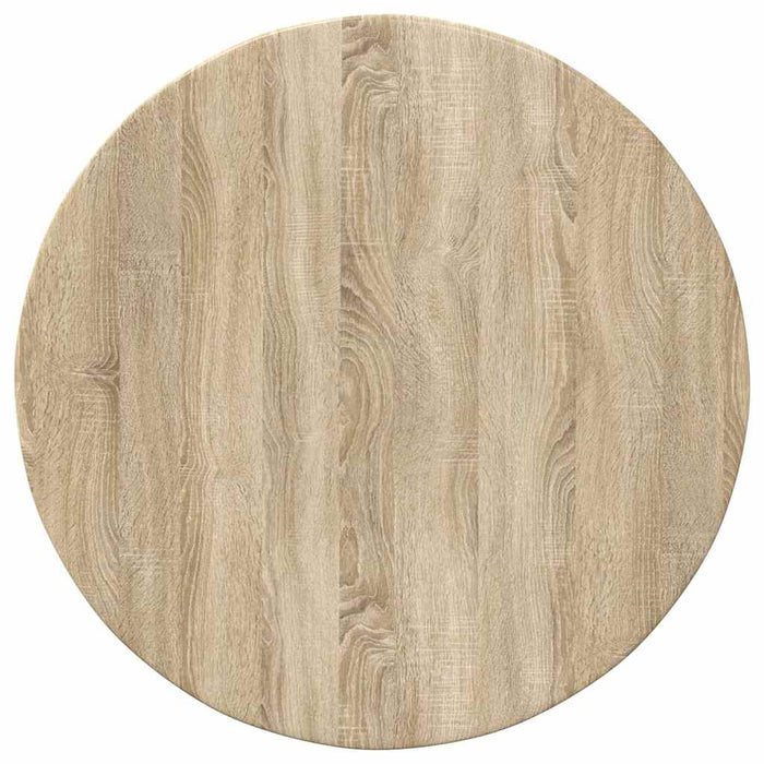 Table Top Sonoma Oak 60 X 60 X 1.5 Cm Engineered Wood Nnbabt