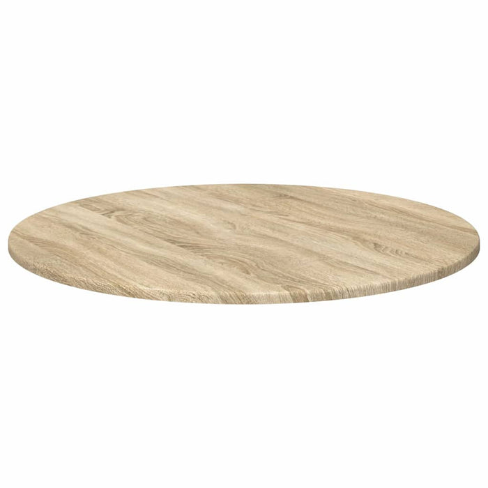 Table Top Sonoma Oak 70 X 70 X 1.5 Cm Engineered Wood Nnbaot
