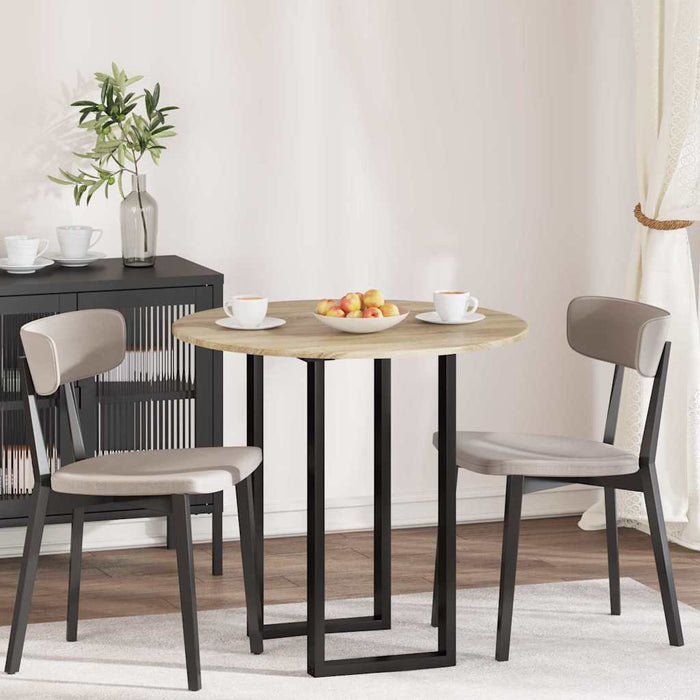 Table Top Sonoma Oak 80 X 80 X 1.5 Cm Engineered Wood Nnbaxt