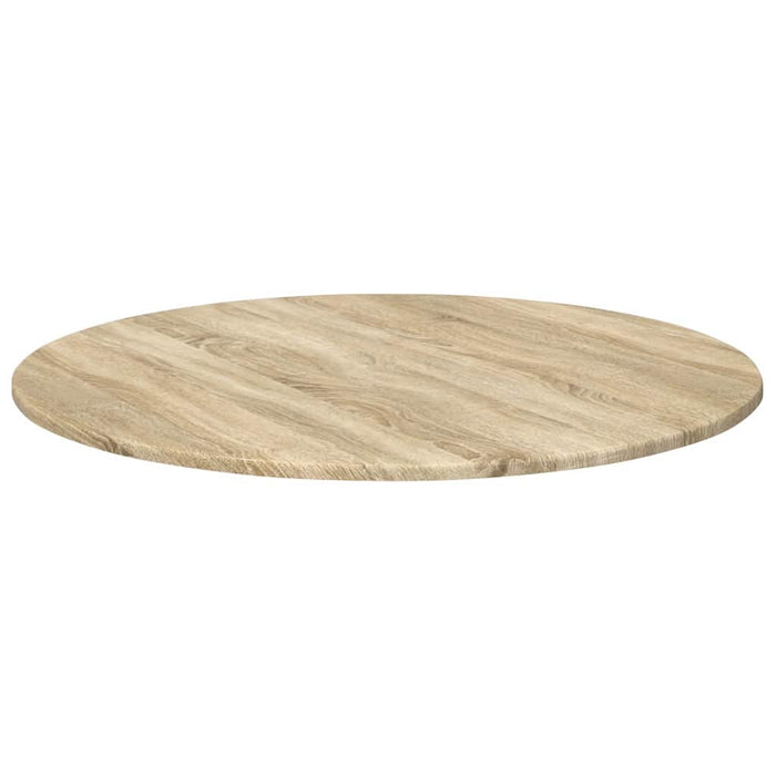 Table Top Sonoma Oak 80 X 80 X 1.5 Cm Engineered Wood Nnbaxt