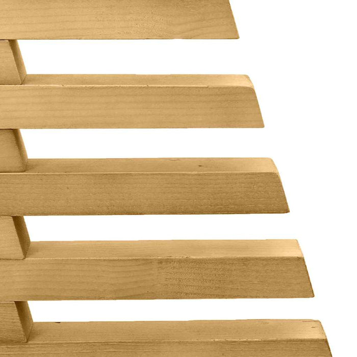 Wooden Christmas Tree With Stand Brown 60 Cm Solid Pine Wood Axbollki