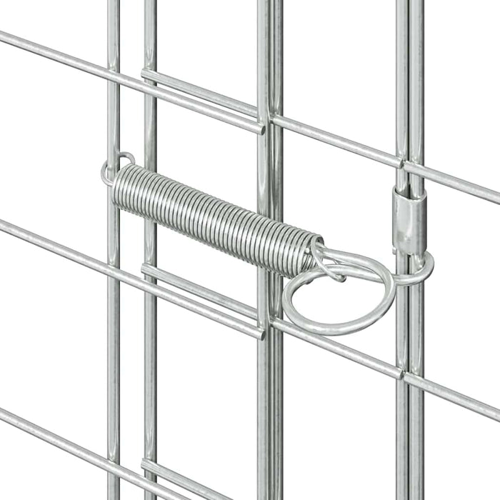 Chicken Cage 2 Pcs Silver 600 X 100 X 210 Cm Galvanised Steel Ttkaatb
