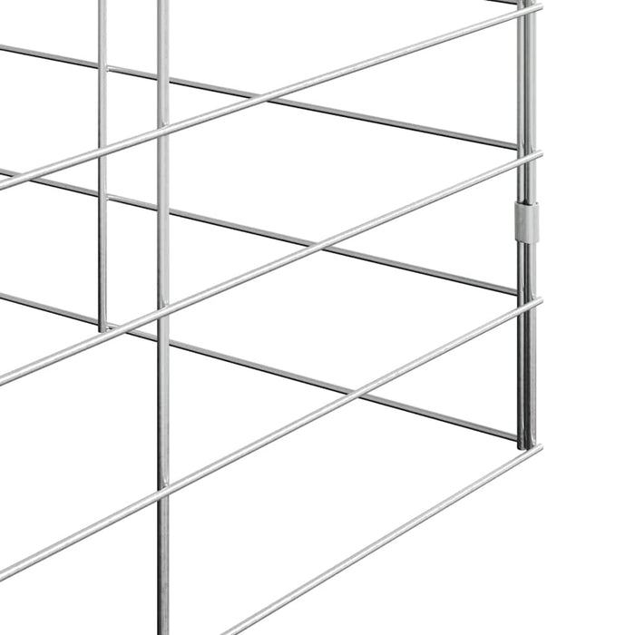 Chicken Cage 2 Pcs Silver 600 X 100 X 210 Cm Galvanised Steel Ttkaatb