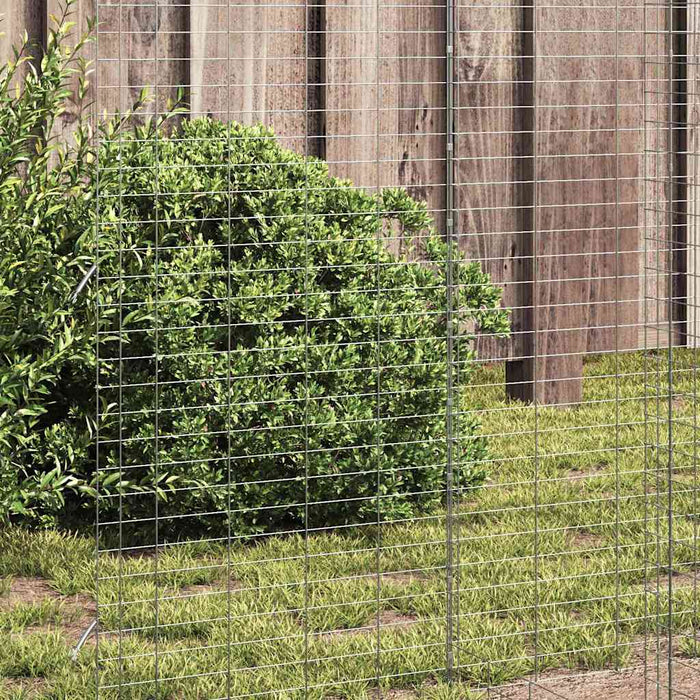 Chicken Cage 2 Pcs Silver 600 X 100 X 210 Cm Galvanised Steel Ttkaatb