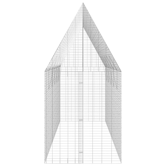 Chicken Cage 2 Pcs Silver 600 X 100 X 210 Cm Galvanised Steel Ttkaatb