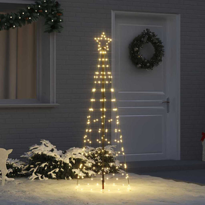 Led Christmas Tree With 390 Leds Warm White 250 Cm Iron Axboklbl