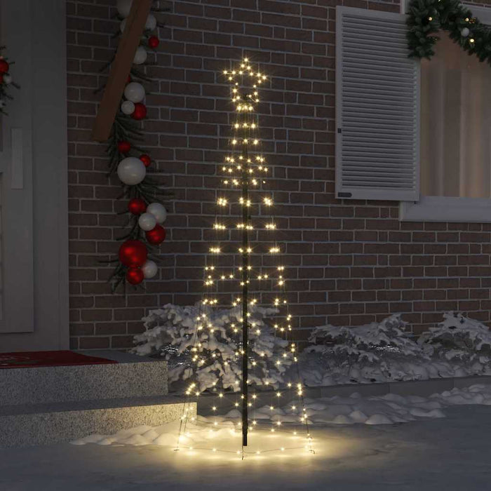 Led Christmas Tree With 390 Leds Warm White 250 Cm Iron Axboklbl
