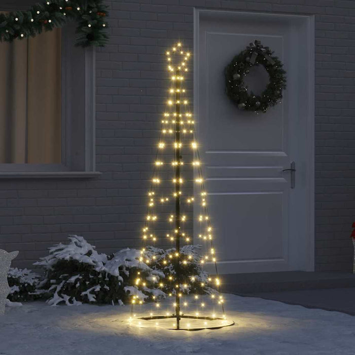 Led Christmas Tree Warm White 100 X 100 X 250 Cm Iron Axbokloa