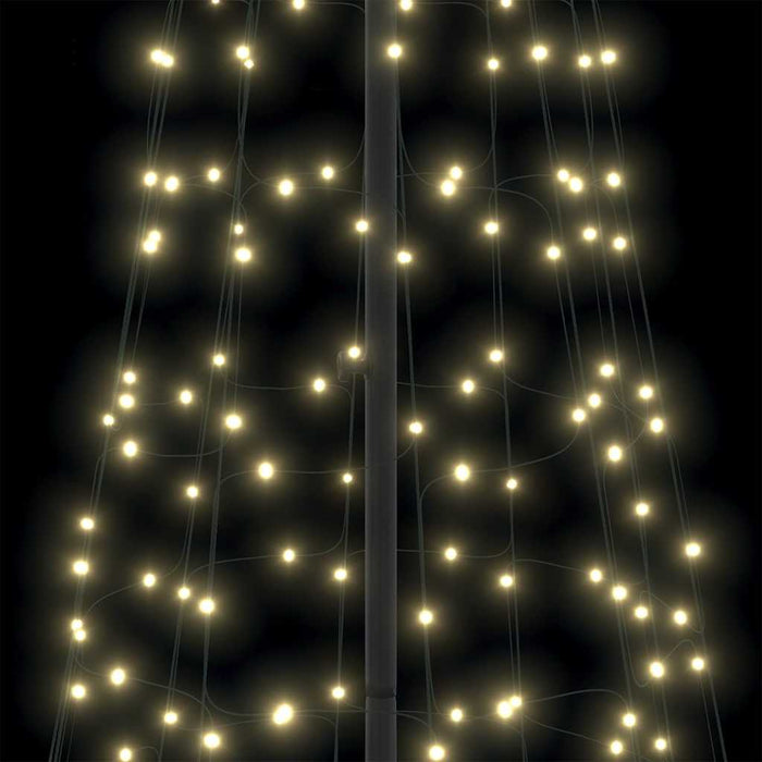 Led Christmas Tree With 390 Leds Warm White 255 Cm Iron Axboklop