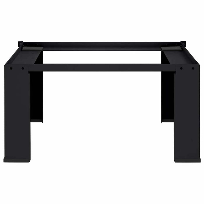 Washing Machine Pedestal Black 64 X 55 X 32.5 Cm Steel Axbxxbtt