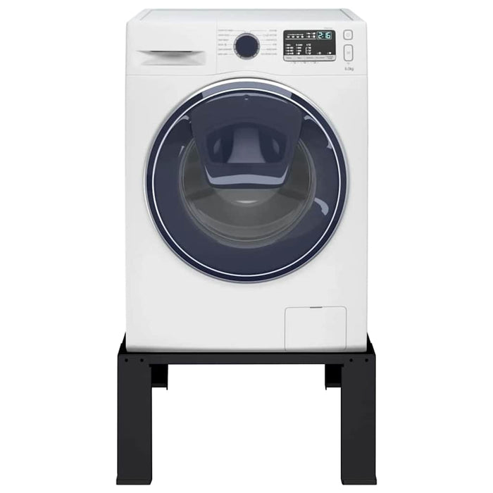 Washing Machine Pedestal Black 64 X 55 X 32.5 Cm Steel Axbxxbtt