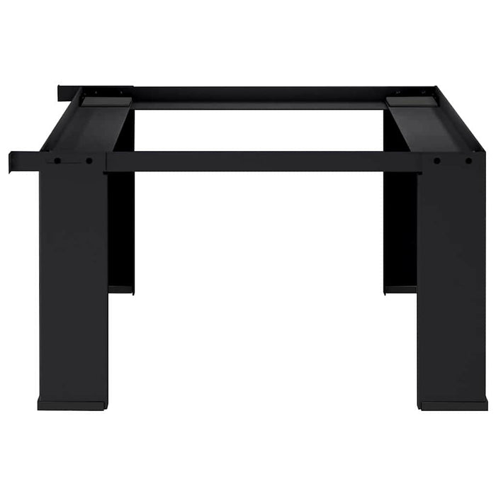 Washing Machine Pedestal Black 64 X 55 X 32.5 Cm Steel Axbxxbtt