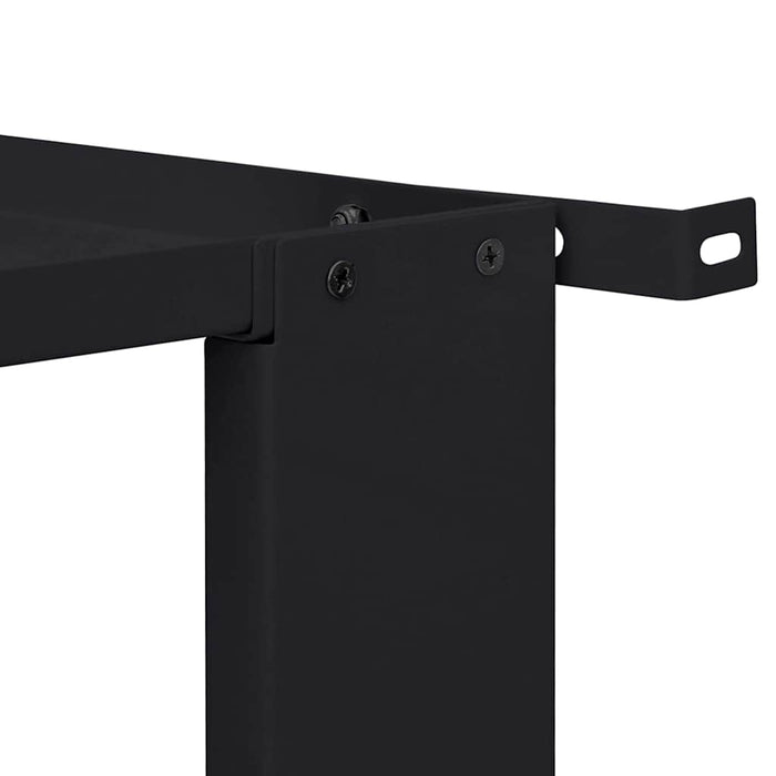 Washing Machine Pedestal 2 Pcs Black 64 X 55 X 32.5 Cm Steel Axbxxbta