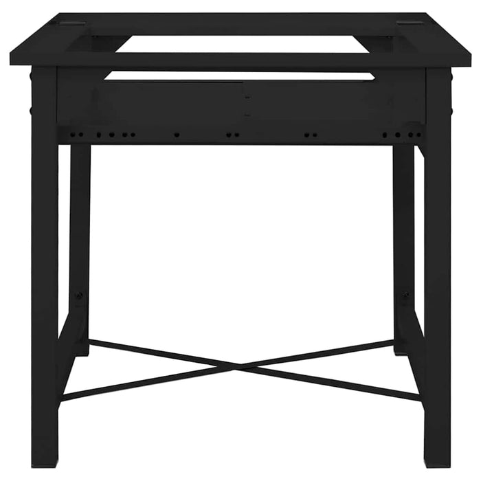 Washing Machine Pedestal Black 64 X 55 X 32.5 Cm Steel Axbxxbti