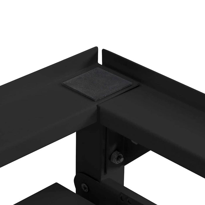 Washing Machine Pedestal 2 Pcs Black 64 X 55 X 32.5 Cm Steel Axbxxbtn