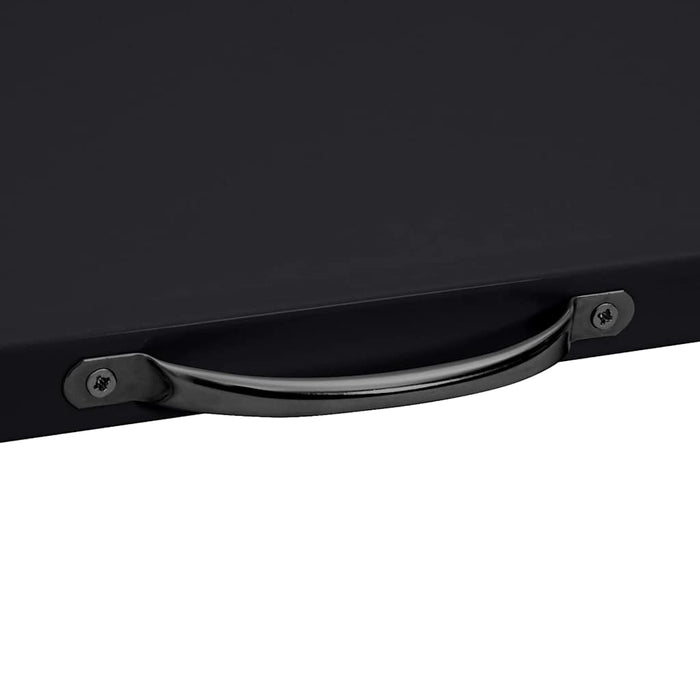 Washing Machine Intermediate Shelf Black 60 X 60 X 8 Cm Steel Axbxxbtk