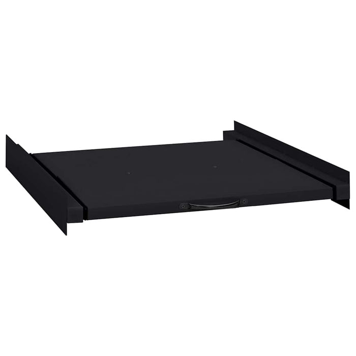 Washing Machine Intermediate Shelf Black 60 X 60 X 8 Cm Steel Axbxxbtk