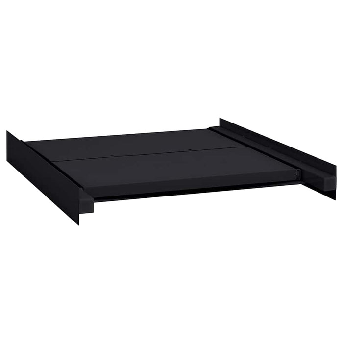 Washing Machine Intermediate Shelf Black 60 X 60 X 8 Cm Steel Axbxxbtk