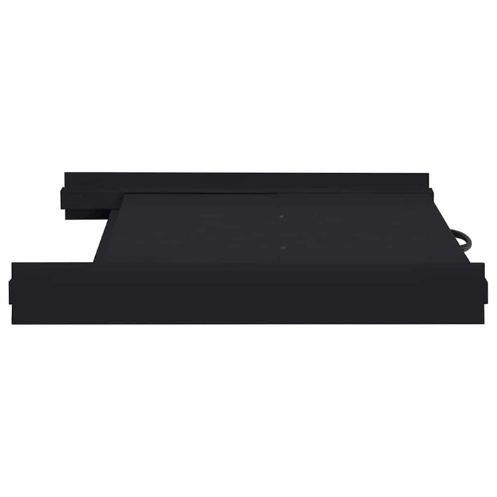 Washing Machine Intermediate Shelf Black 60 X 60 X 8 Cm Steel Axbxxbtk