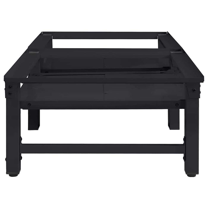 Washing Machine Pedestal 2 Pcs Black 64 X 55 X 32.5 Cm Steel Axbxxbao