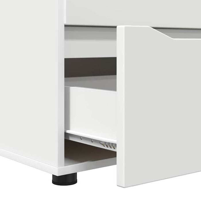 Storage Cabinet White 60 X 48 X 57 Cm Engineered Wood Nnnnxi