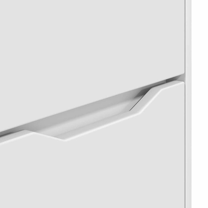 Storage Cabinet White 40 X 48 X 57 Cm Engineered Wood Nnnnti