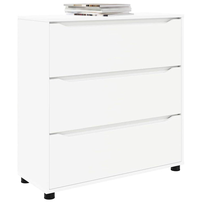 Storage Cabinet White 80 X 31 X 81 Cm Engineered Wood Nnnnai