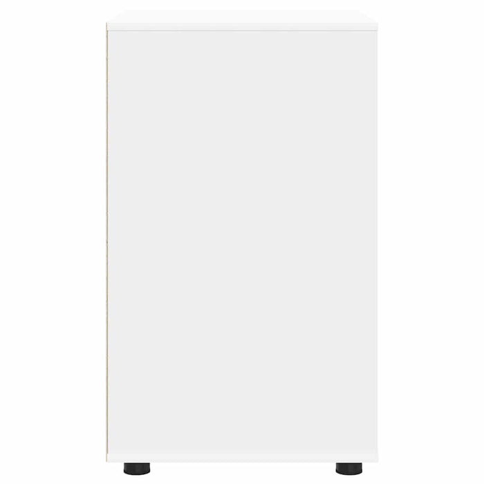 Storage Cabinet White 60 X 48 X 81 Cm Engineered Wood Nnnnpi