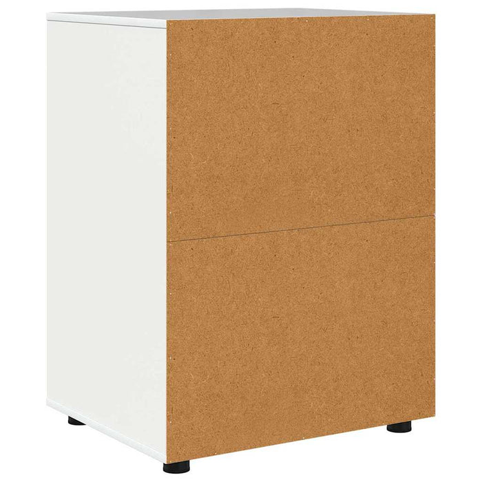 Storage Cabinet Glossy Look White 60 X 48 X 81 Cm Nnnnlo
