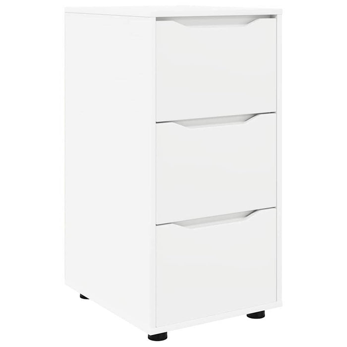 Storage Cabinet White 40 X 48 X 81 Cm Engineered Wood Nnnnli