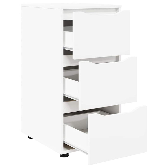Storage Cabinet White 40 X 48 X 81 Cm Engineered Wood Nnnnli
