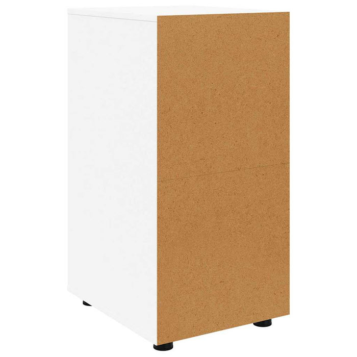 Storage Cabinet White 40 X 48 X 81 Cm Engineered Wood Nnnnli