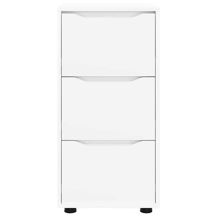 Storage Cabinet White 40 X 48 X 81 Cm Engineered Wood Nnnnli