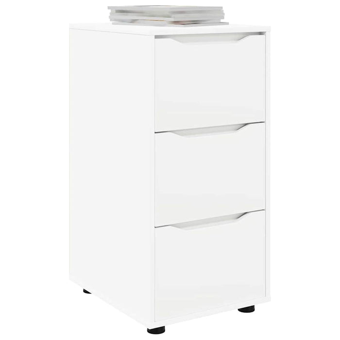 Storage Cabinet White 40 X 48 X 81 Cm Engineered Wood Nnnnli