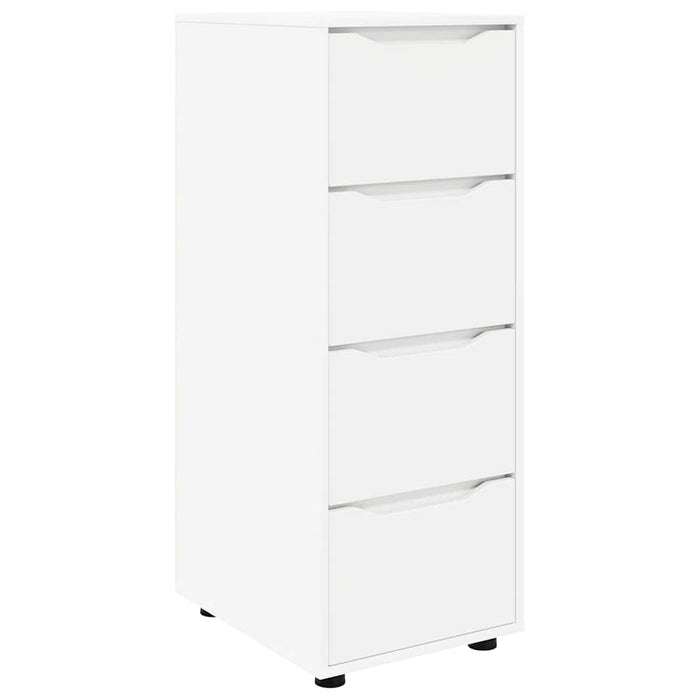 Storage Cabinet White 40 X 48 X 105 Cm Engineered Wood Nnnnki