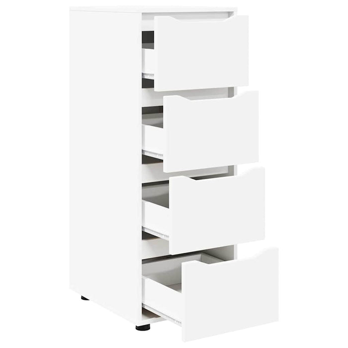 Storage Cabinet White 40 X 48 X 105 Cm Engineered Wood Nnnnki