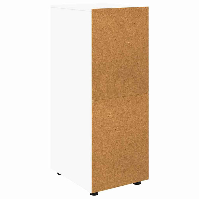 Storage Cabinet White 40 X 48 X 105 Cm Engineered Wood Nnnnki