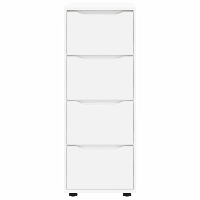 Storage Cabinet White 40 X 48 X 105 Cm Engineered Wood Nnnnki