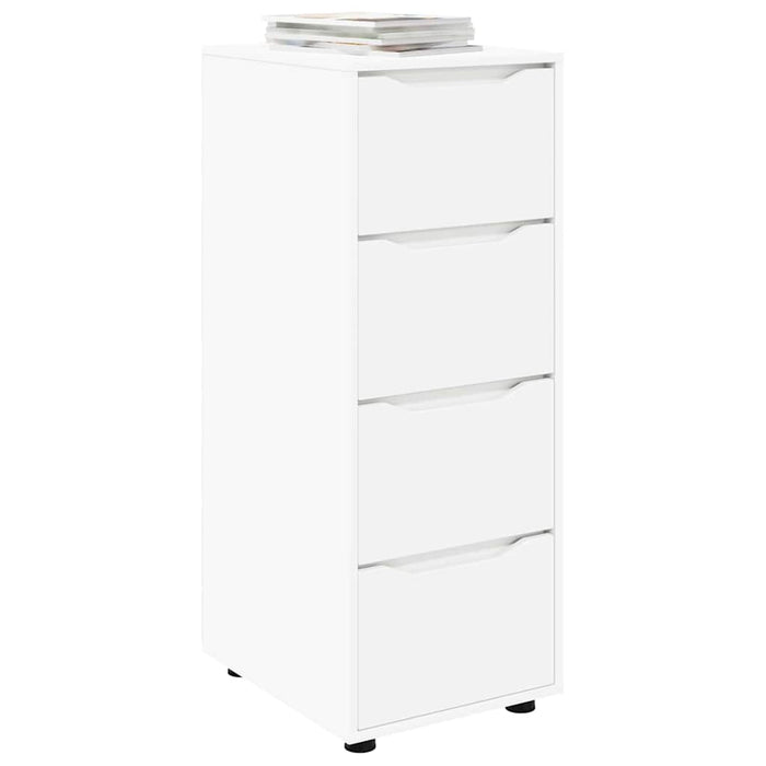 Storage Cabinet White 40 X 48 X 105 Cm Engineered Wood Nnnnki