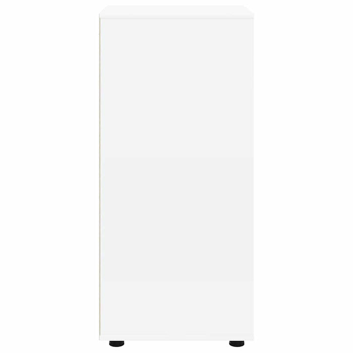 Storage Cabinet White 40 X 48 X 105 Cm Engineered Wood Nnnnki