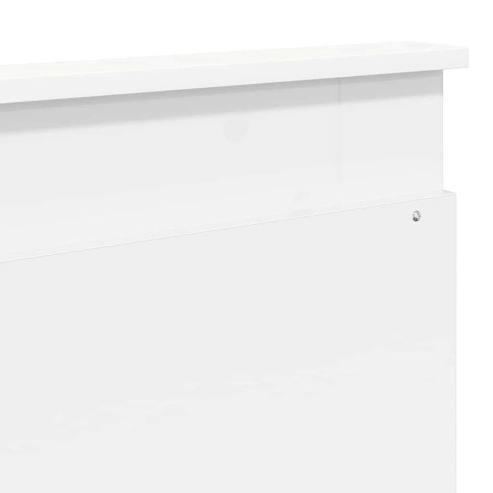 King Size Headboard With Headboard White 180 Cm Engineered Wood Nniaxp