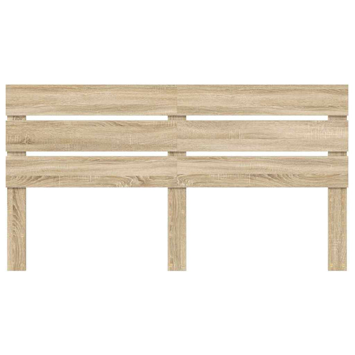 King Size Headboard With Headboard Sonoma Oak 180 Cm Engineered Wood Nnipop