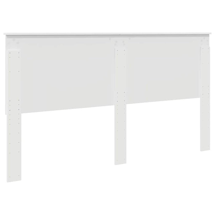 King Size Headboard With Headboard White 180 Cm Engineered Wood Nnilba