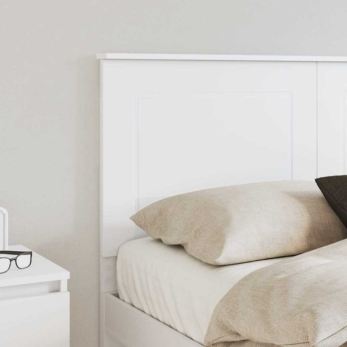Queen Size Headboard With Headboard White 150 Cm Engineered Wood Nnilxl